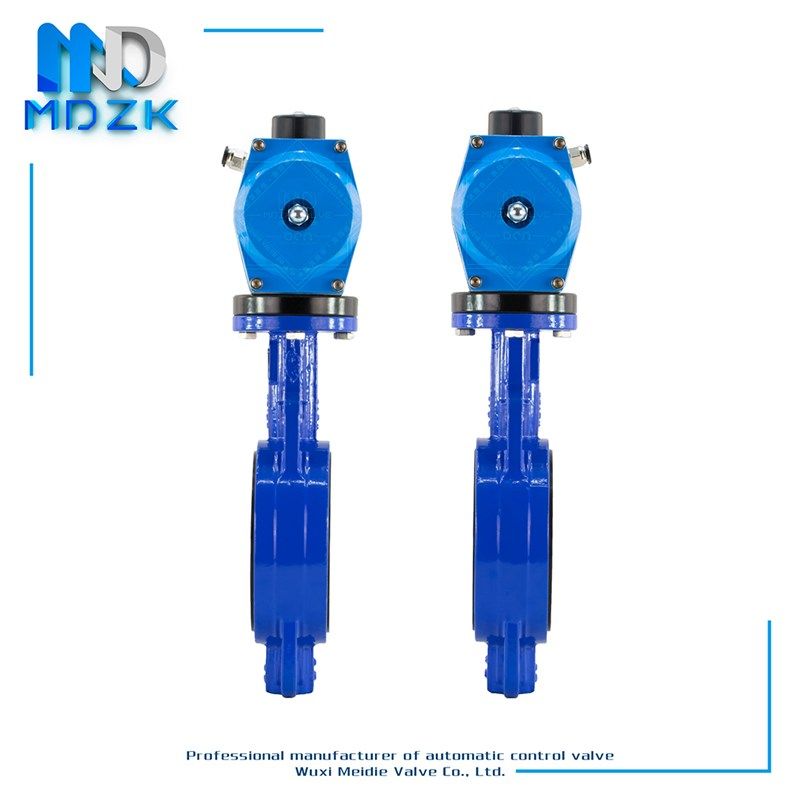 MDZK-GT-D671X-10/16Q气动软密封对夹蝶阀 阀门,304不锈钢板
