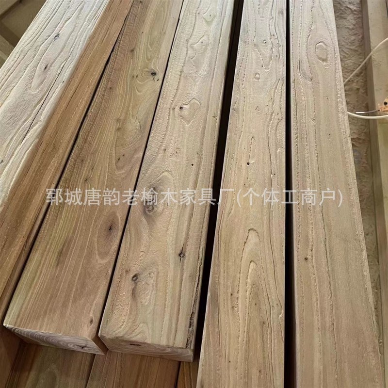 风化榆木老料老榆m木实木板材风化纹理旧门板老门板榆木实木方
