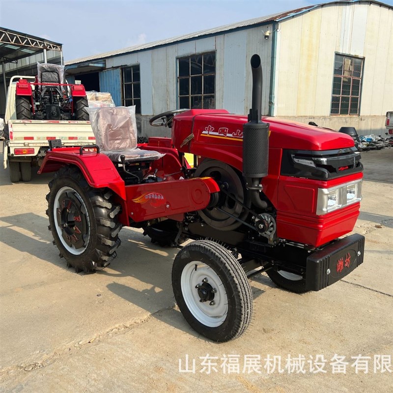 28马力四驱单缸拖拉机t 果园旋四轮拖拉机地机农用50马力耕犁