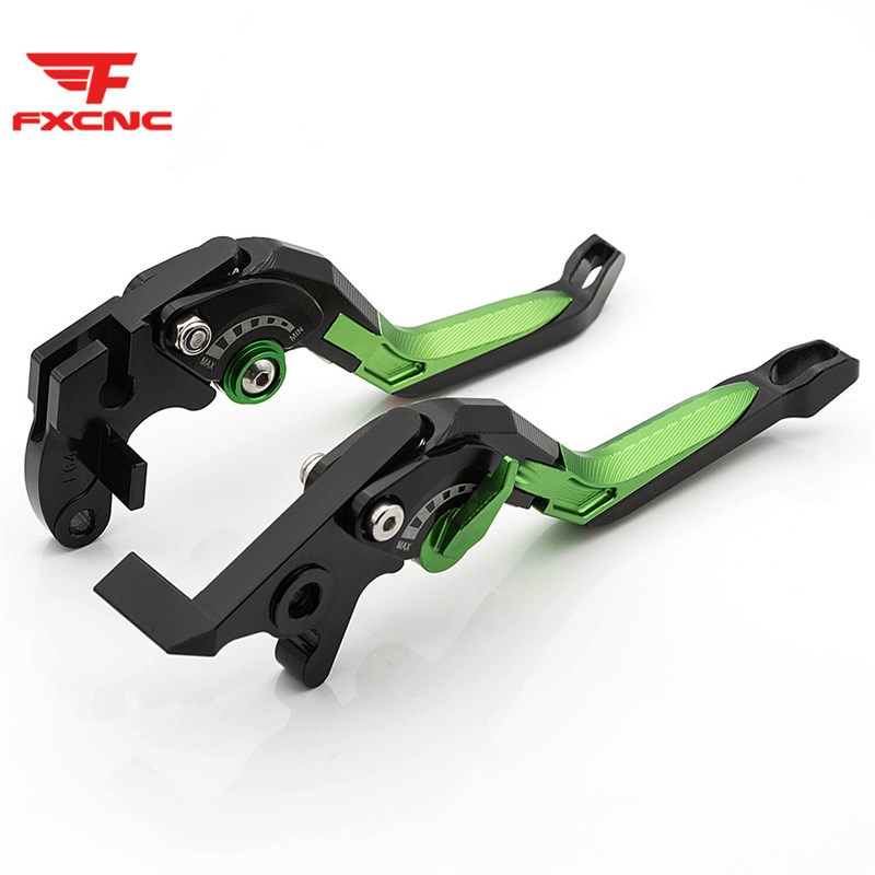 适用张雪ZX500RRq改装刹车离合牛角 新款伸缩折叠制动手刹拉杆把