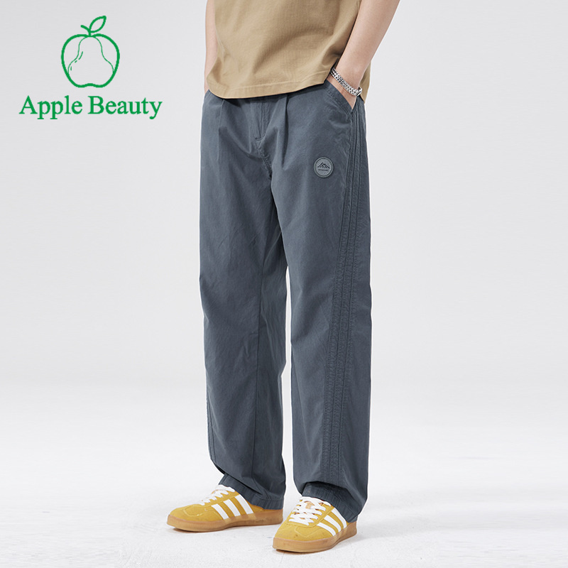 美式休闲裤男宽松直筒春季新款潮