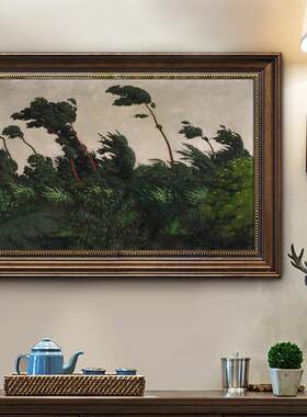 欧式复古电表箱装饰画油画风格电表箱遮挡美化电表箱装饰壁画欧式