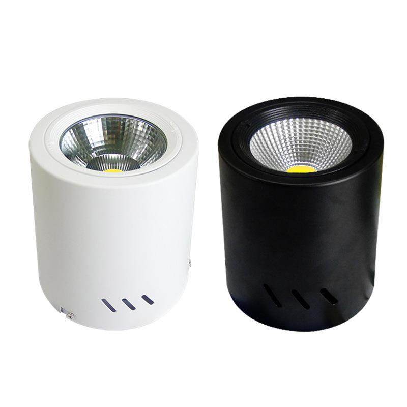 售楼中心照明led明装筒灯60w80w100w120w筒灯/欧式白色吊顶筒灯