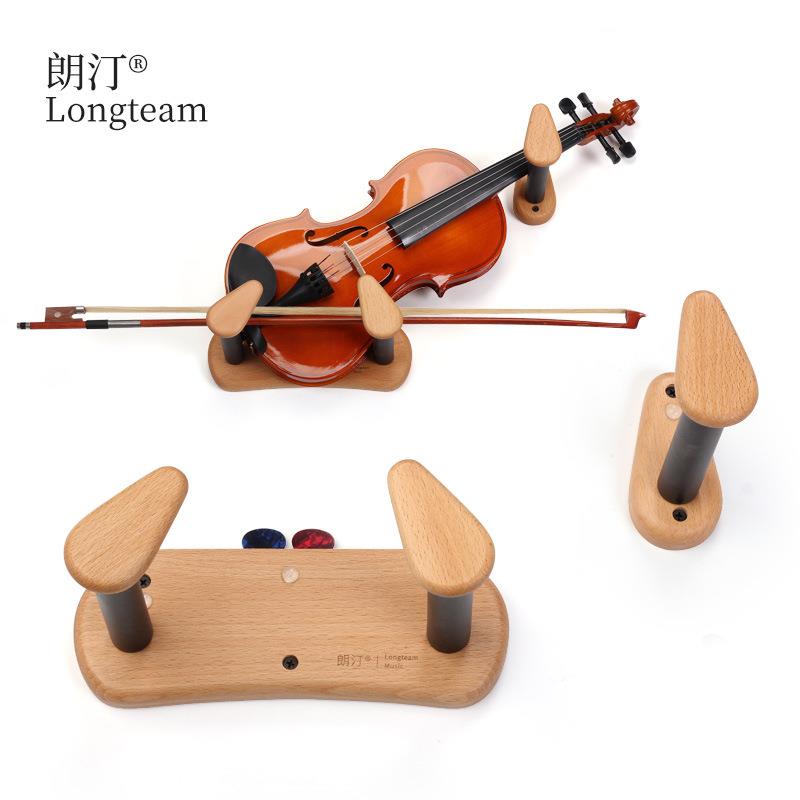 创意新品小提琴分体式挂钩尤克里里墙壁展示架吉他贝司上墙吊架