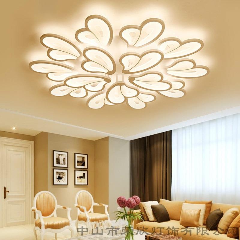 简约现代客厅灯大气家用led吸顶灯高档浪漫温馨创意卧室大厅灯具