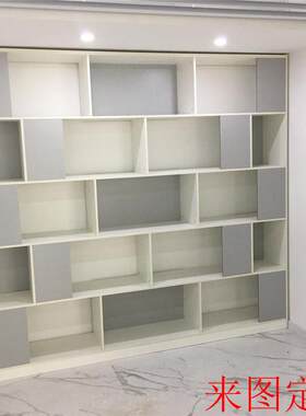 办公家具板式文件柜客厅简易5层书柜入墙资料文件柜可定