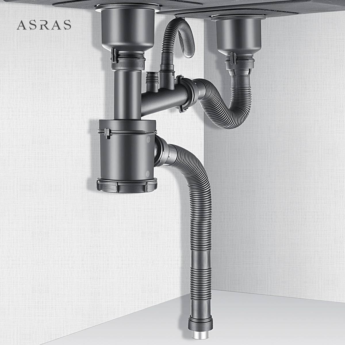 ASRAS/阿萨斯不锈钢水槽下水器