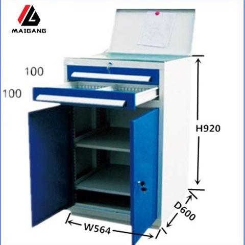 麦冈现货供应MG-DZ010五金加厚零件柜对开门储物柜组合工具柜