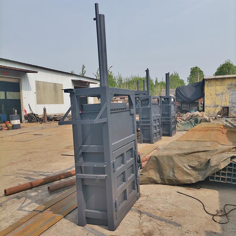 中拓全自动废纸打包机打包机自动秸秆液压打包机金属液压打包