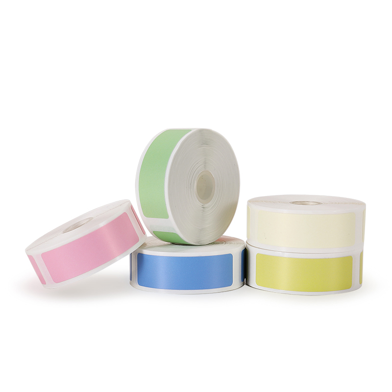 精臣D11/D110打印纸热敏不干胶标签贴纸防水彩色纯色白色透明幼儿