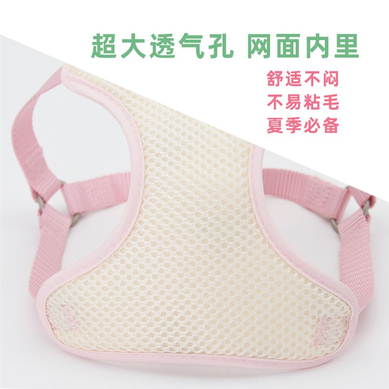 小狗狗背心式牵引绳胸背带中小型犬遛狗绳泰迪比熊小狗脖圈狗链子