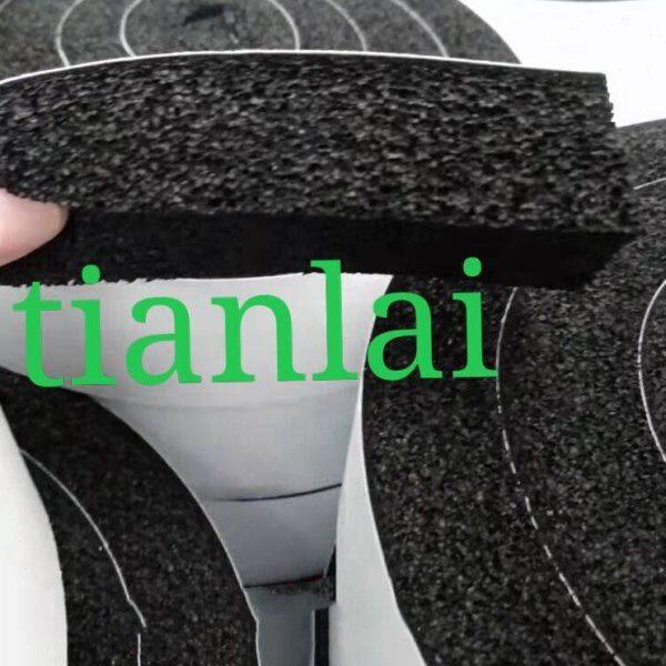 海绵条防火自粘海绵密封条杠单面机械电器胶带汽车保险密柔软防震