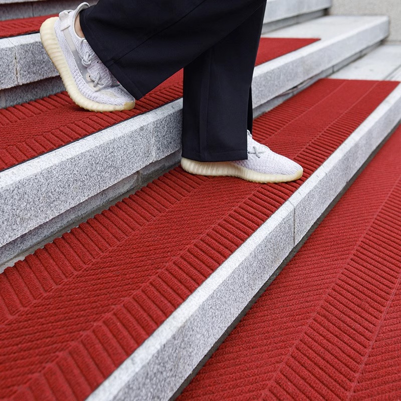 户外台阶b防滑垫室外酒店门口大理石瓷砖踏步吸水地毯楼梯地垫商