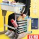 神器书立多功能挂书袋课桌书侧旁整理书袋置物架高中生教室学生书