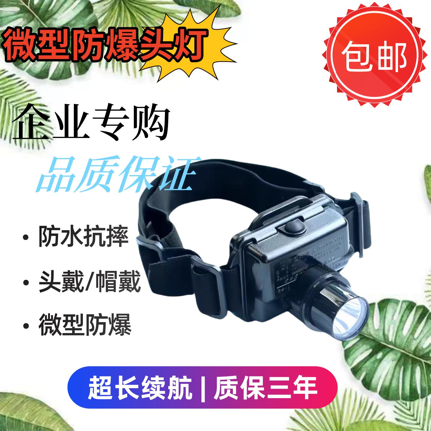 海洋王微型防爆头灯强光充电式防水头戴式消防头灯手电筒