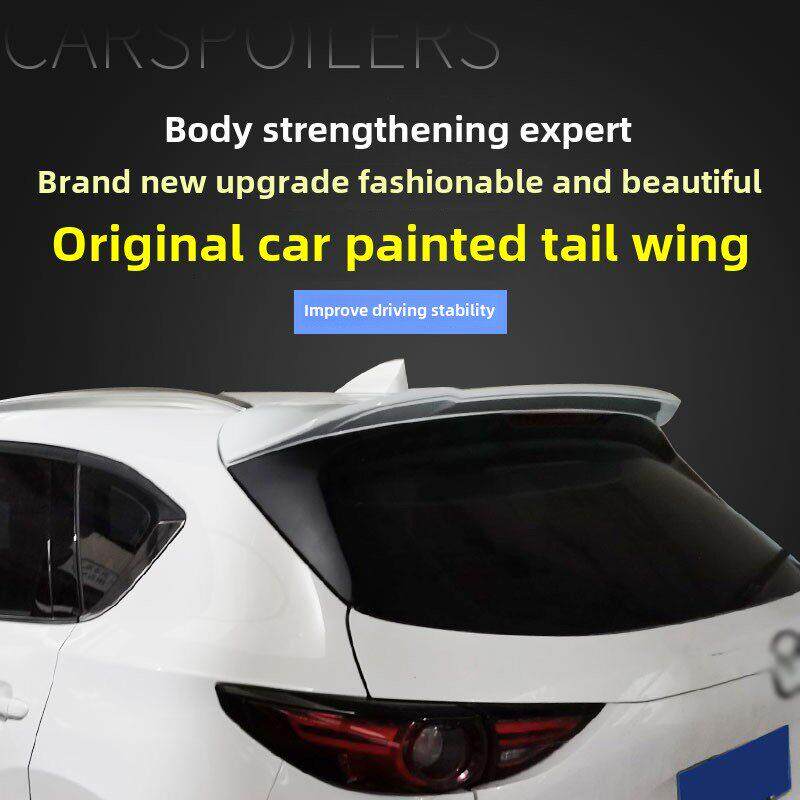 螺旋马自达Cx-5后翼改装17-24 Cx5后翼顶翼固定风翼碳纤维图案