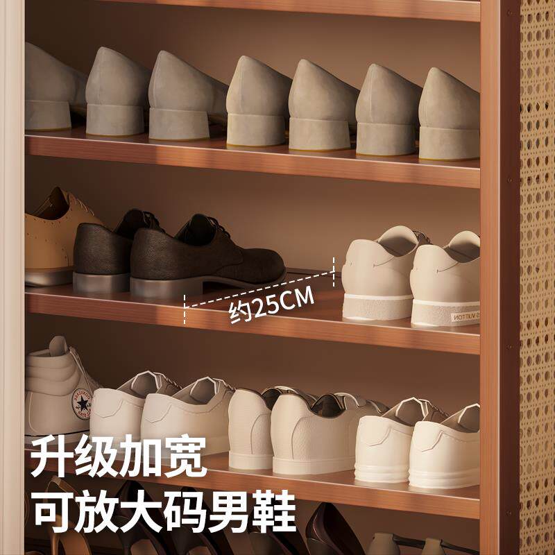 入户门口鞋架家用楼道外收纳一体置物架新款高级小窄多层专用小型