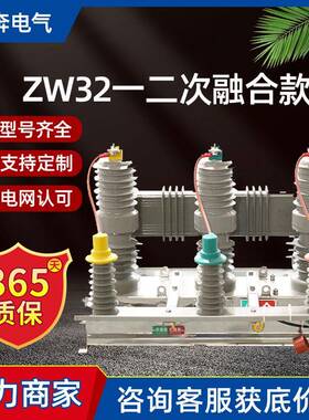 zw32一二次融合型高压真空断路器10KV独立零序互感器SOG柱上开关