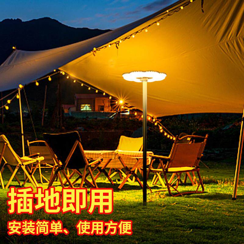 庭院花园阳台天台院子露营地民宿太阳能人体感应草坪灯高亮插地灯