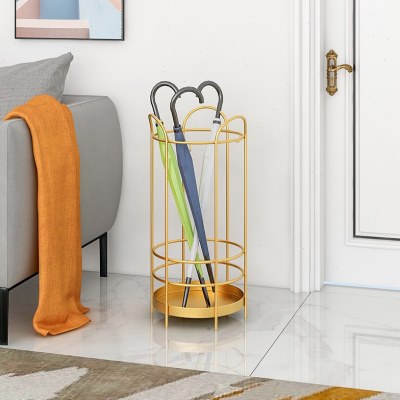 创意雨伞架家用收纳神器落地酒店大堂门口伞架简易铁艺伞桶沥水架