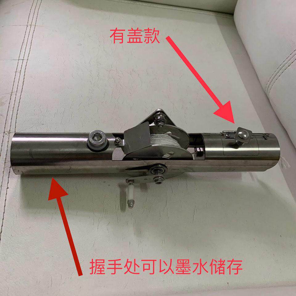 不锈钢墨斗工地放线专用工地木工专用墨斗放线手摇墨斗画线器墨斗