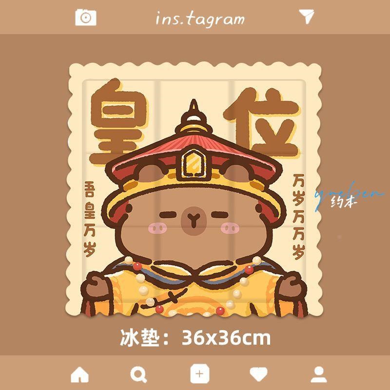 皇家Capibalka冰垫夏季办公椅垫,坐垫,坐垫,坐垫,凝胶,冷却垫,冰