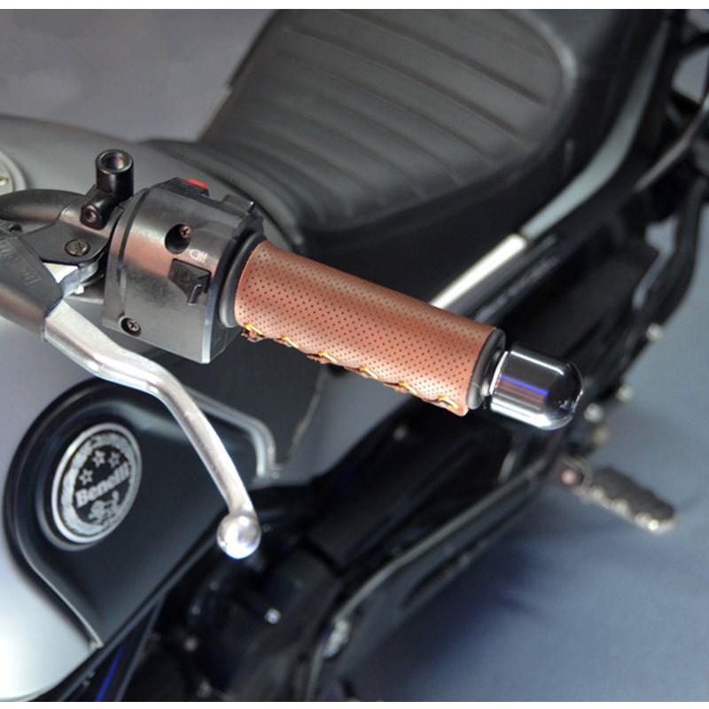 摩托车复古改装配件手把套鑫源400装饰皮套手把外套CG125手把胶