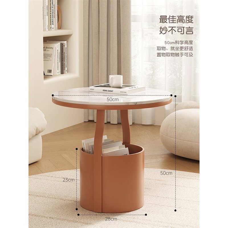 几圆桌床边创意边轻边p简易迷你几沙发奢卧室桌几角简约茶几小茶