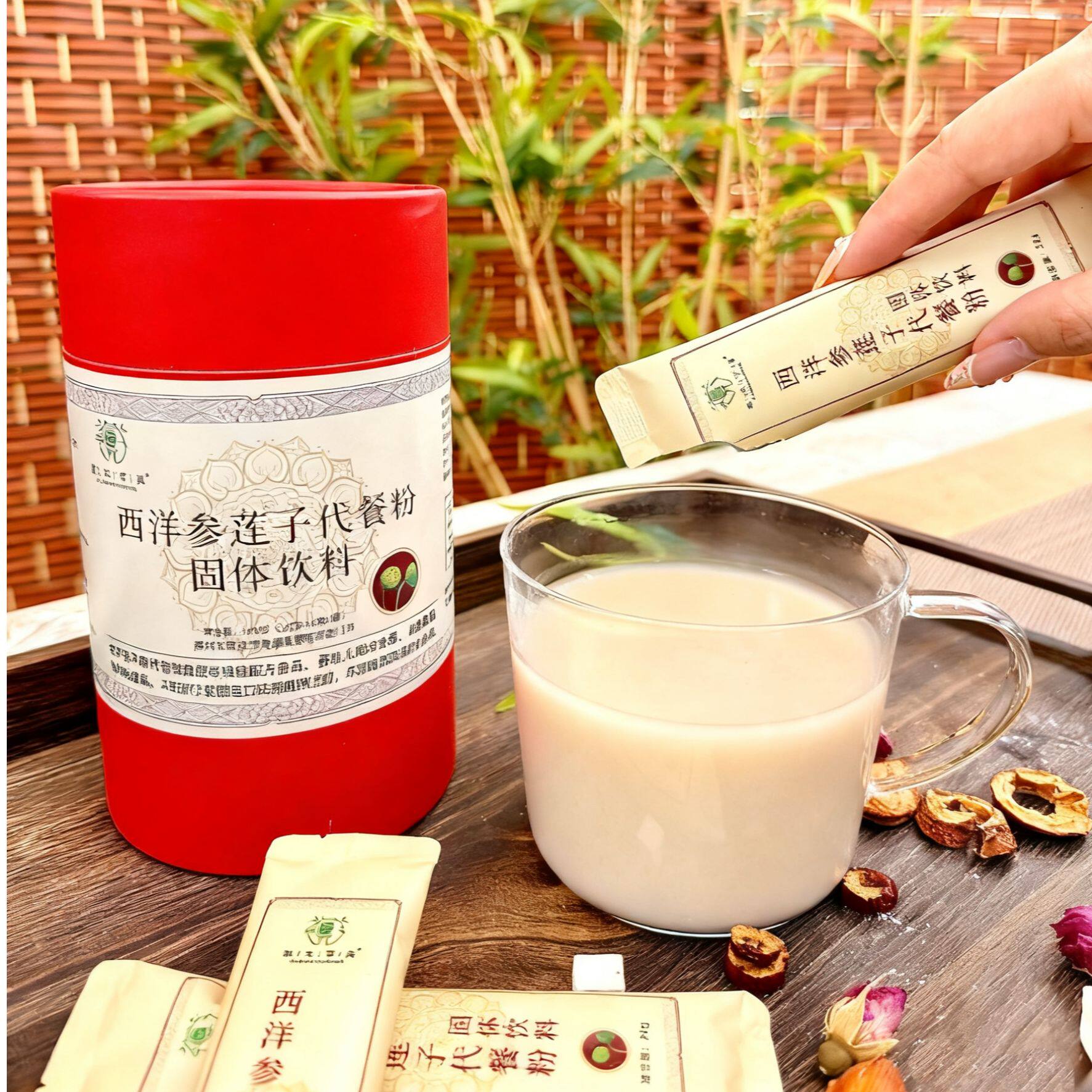 西洋参莲子代餐粉芡实茯苓莲子怀山药粳米葛根薏苡仁独立包装
