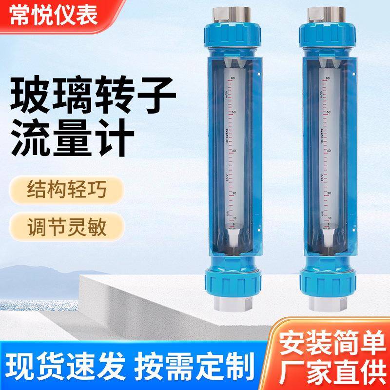厂家供应GL玻璃转子流量计防腐耐用气体液体容积式流量计非标可定