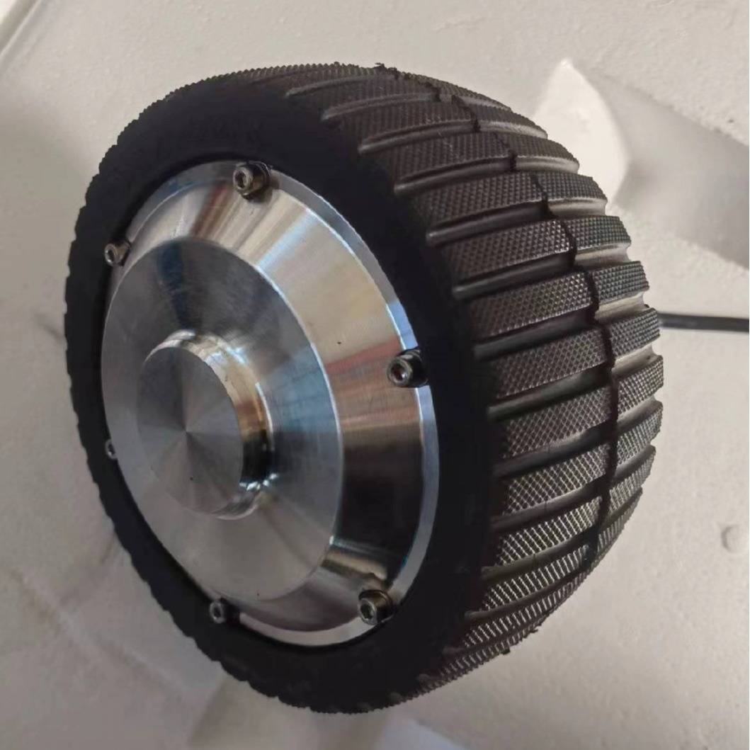 6.5寸机器人电机 轮毂编码器电机 4096 有齿大扭矩 可带控制器