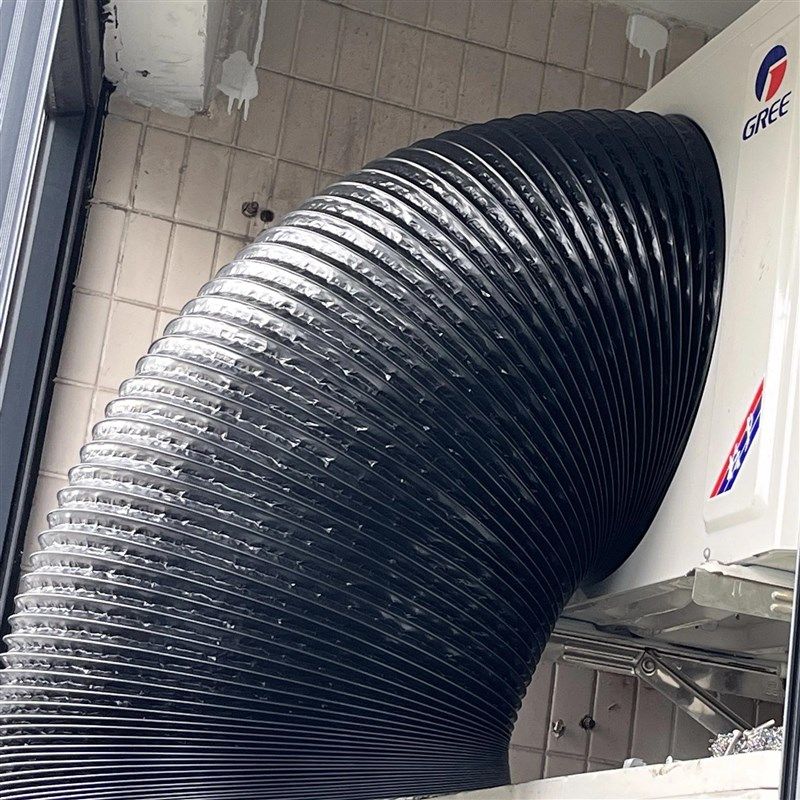空调外机导风排风管PVC三层加厚大尺寸排风排烟机400/450/500/600