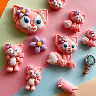 创意卡通可爱冰箱贴草莓小熊芭蕾兔个性 磁铁贴磁贴3d立体水杯贴纸