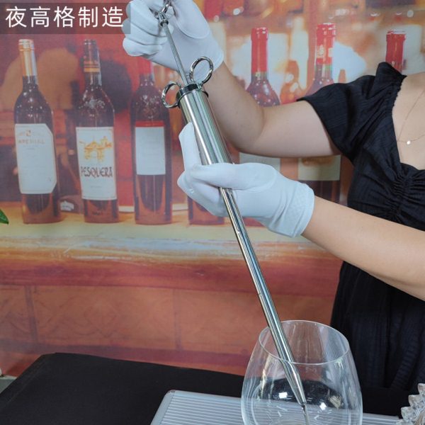 路易十三吸酒器洋酒吸酒器XO取酒分酒针管不锈钢吸酒针头夜店酒吧