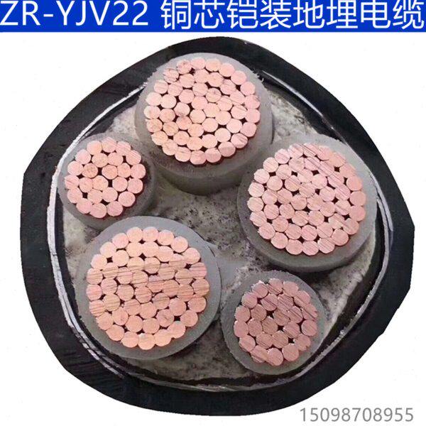 国标YJV22/3*240+2*120平方阻燃铜芯三相五线铠装电力电缆YJV KVV