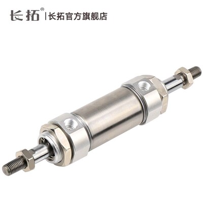 不锈钢两头双出迷你气缸MAD20x25/50/75/100/125/150/200/250/300