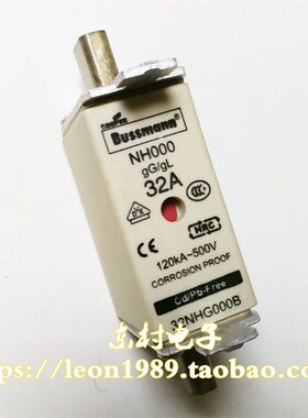 EATON/BUSSMANN保险丝 32NHG000B-500V-690V 32A,gL/gG