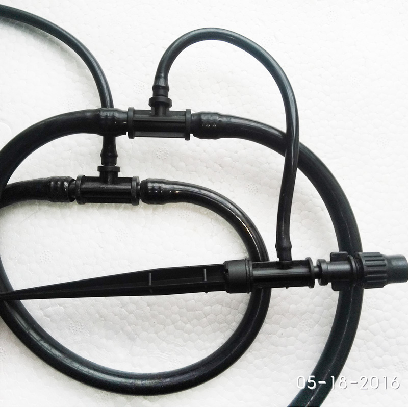 喷雾滴灌浇灌喷淋降温喷头家用自动浇花定时器地插微喷雾化喷头