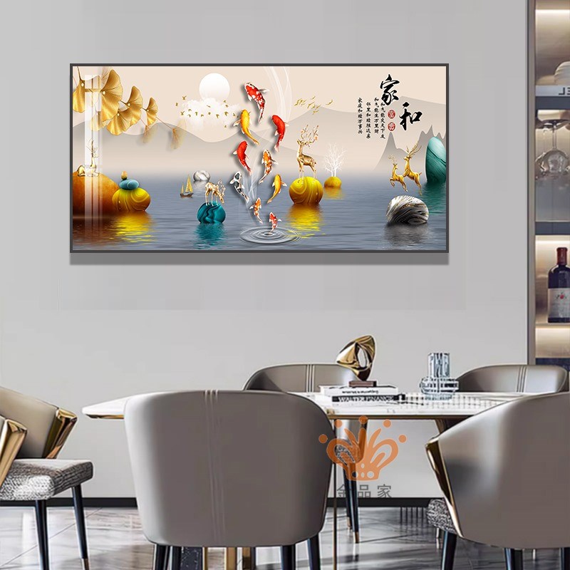餐厅装饰画现代简约饭厅墙面装饰壁画客厅挂画水果画创意酒杯墙画图片