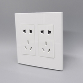 120型六位面板1206大五孔十孔10孔电源大板占六位二孔电源插座