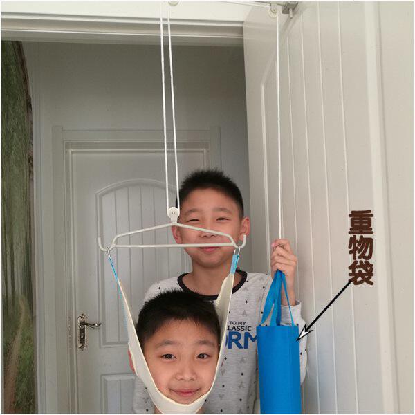 精源家用颈椎牵引架门悬式牵引器低头族吊脖子肩颈痛含颈椎牵引带