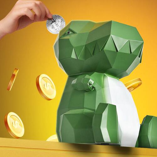 2024年新款创意恐龙存钱罐只进不出压岁钱网红储蓄钱罐儿童男女孩