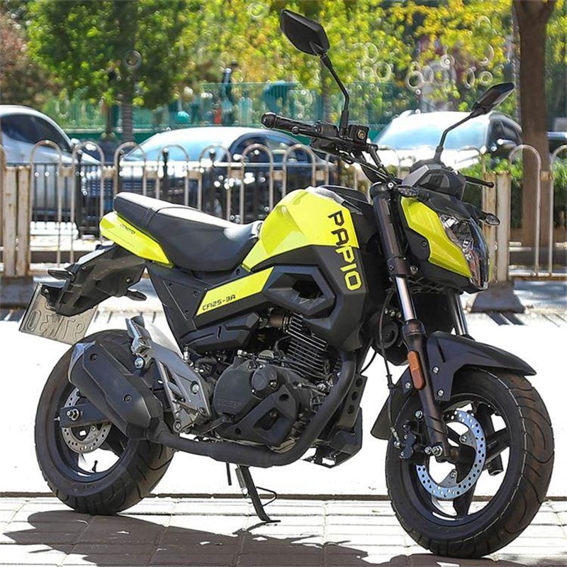 新款春风ST狒狒125CC电喷摩托车男士燃油代步迷你小猴子跨骑街车