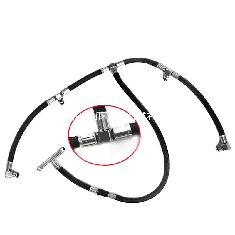 五十铃喷油嘴回油管庆铃柴油国四电喷共轨轻S卡四缸机发动机回