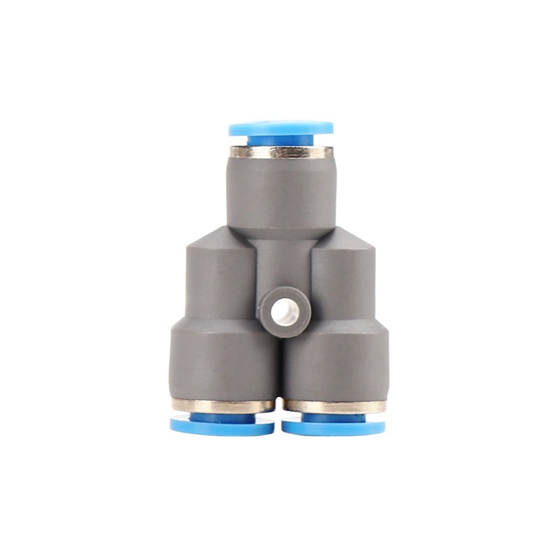 PWY8-6变径快插接头PY8/PY-10/PY12塑料Y型PWY6变Y4 10变8