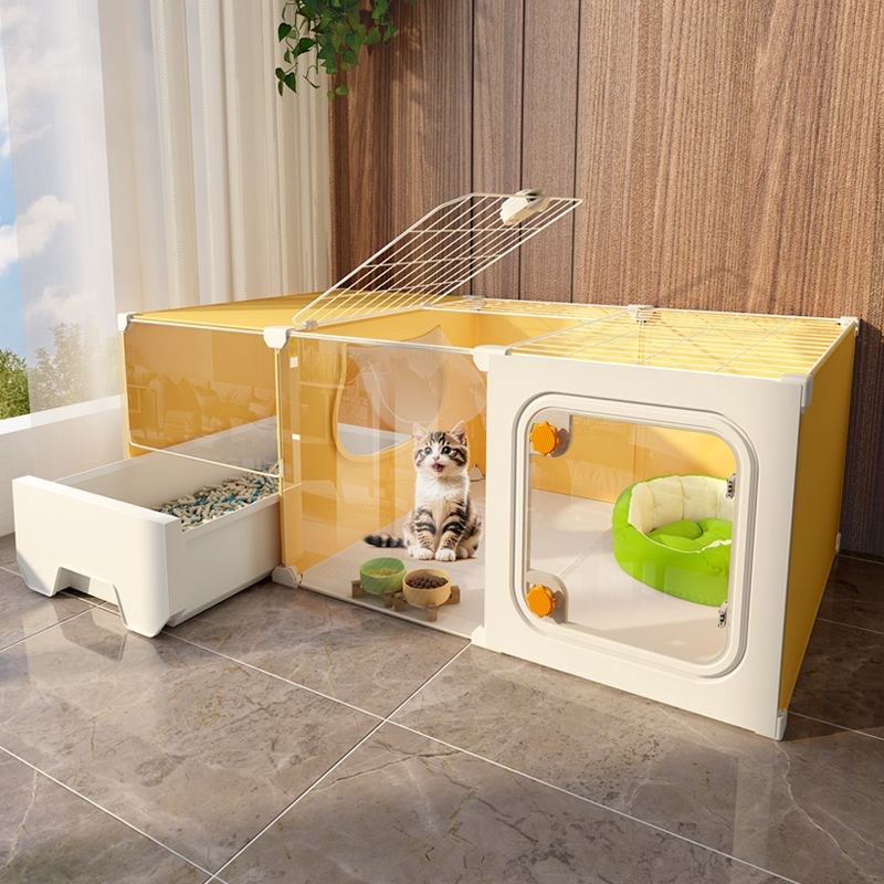 猫笼子家用e室内小户型不占地方猫别墅一室一厅一卫猫窝猫厕所一