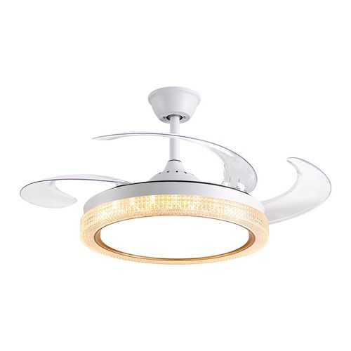 客厅餐厅卧室隐形风扇灯大风w力吊扇灯北欧带电风扇灯家用一体吊