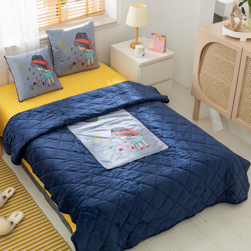 抱枕被子两用珊瑚绒毯子小枕头车上汽车内车载车用二合Y一高档午