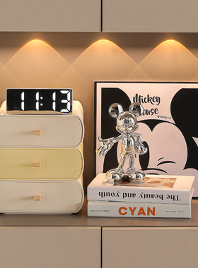 进门口钥匙收纳摆件客厅玄关卧室抽E屉式家居装饰品时尚高级感盒