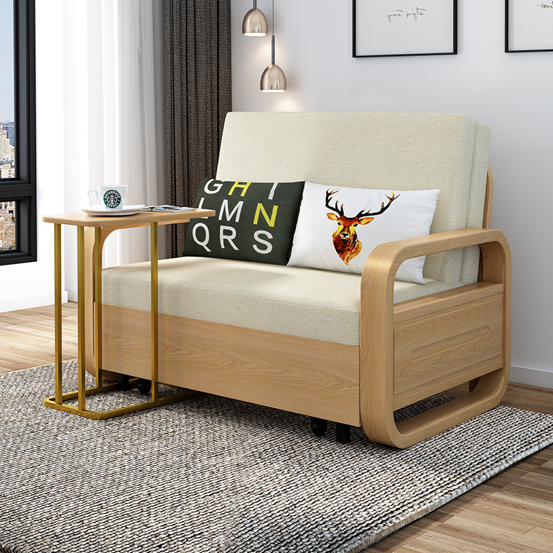 床边桌小户型沙发边几铁艺北厅轻奢创意小茶几V角几木质小桌子